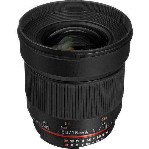 Samyang 16mm f/2.0 UMC II Nikon APS-C Lens