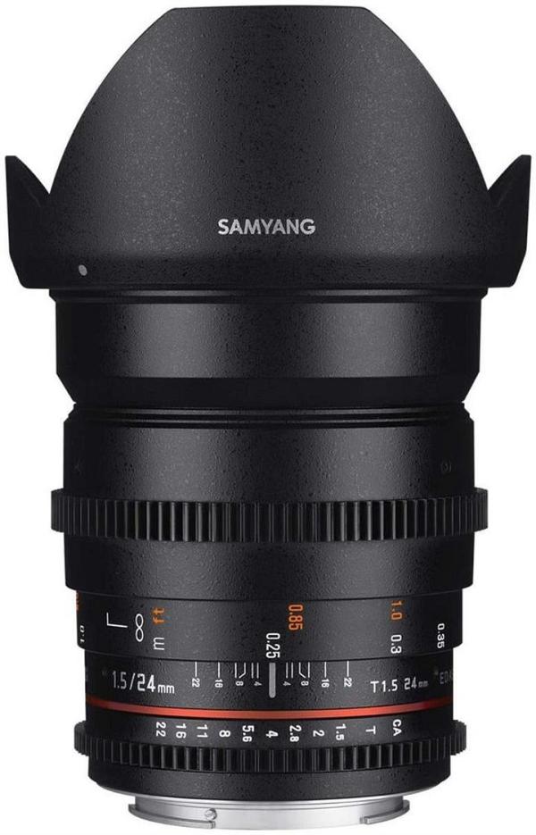 Samyang 24mm T1.5 VDSLR UMC II Fuji X Full Frame Lens