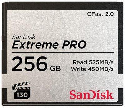 SanDisk Extreme PRO CFast 2.0 525MB/s - 256GB Memory Card