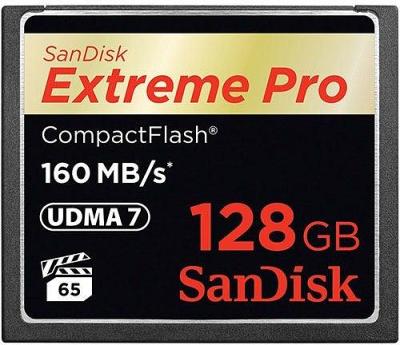 SanDisk Extreme PRO CompactFlash 160MB/s - 128GB Memory Card