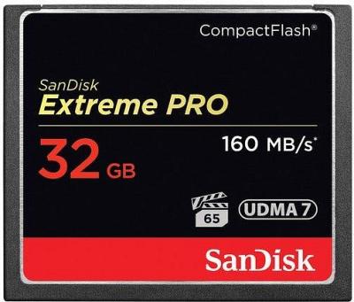 SanDisk Extreme PRO CompactFlash 160MB/s - 32GB Memory Card