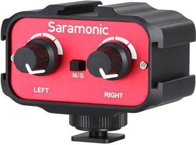 Saramonic SR-AX100 Passive 2- Channel Audio Adapter for DSLR Cameras