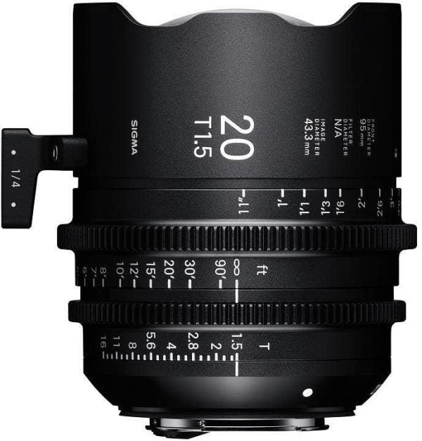 Sigma 20mm T1.5 CINE Lens - Arri PL-Mount