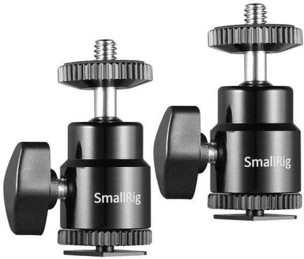 SmallRig 1/4 Camera Hot shoe Mount with Additional 1/4 Screw (2pcs Pack) - 2059