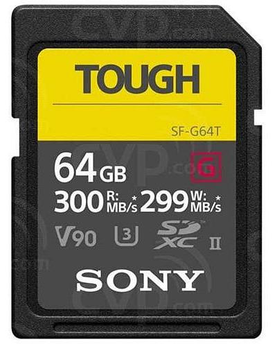 Sony SF-G Tough Series 64GB SDXC UHS II V90 - Memory Card