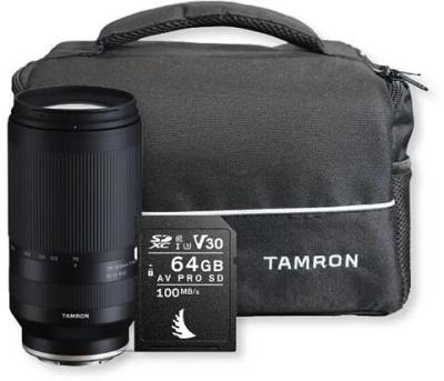 Tamron 70-300mm f/4.5-6.3 Di III RXD Lens - Sony FE w/Bonus Tamron Bag & 64GB SD Card