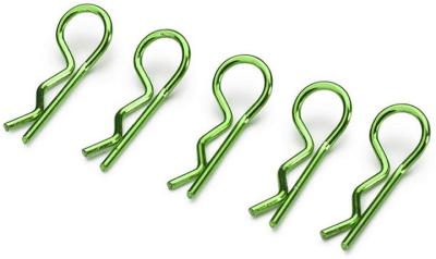 Absima RC Body Clips Small Green 10 Pack