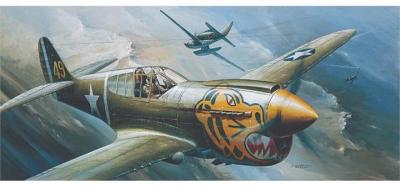 Academy Model Kit 1:72 Aust Decals P-40E Warhawk