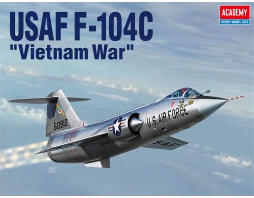 Academy Model Kit 1:72 USAF F-104C Vietnam War