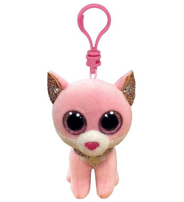 Beanie Boos Clips Fiona Cat Pink