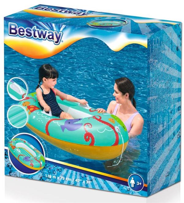 Bestway Inflatable Pool Toy Happy Crustacean Junior Raft