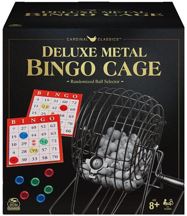 Cardinal Classics Deluxe Metal Bingo Cage Game