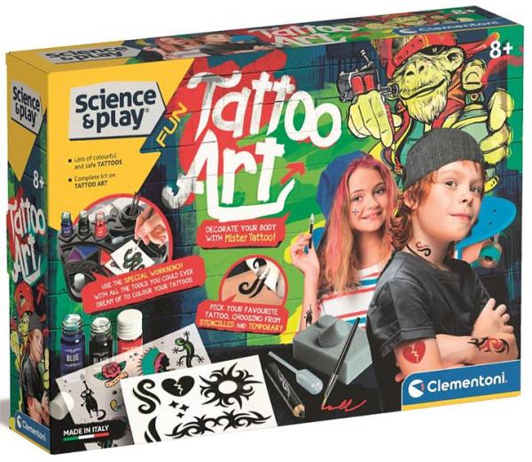 Clementoni Science & Play Tattoo Art Kit
