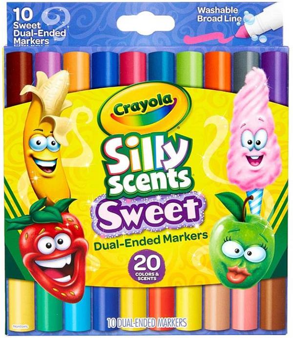 Crayola Silly Scents Dual Ended Markers 10 Pack