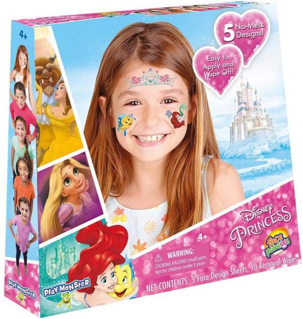 Disney Princess Face Paintoos 5 Pack Assorted