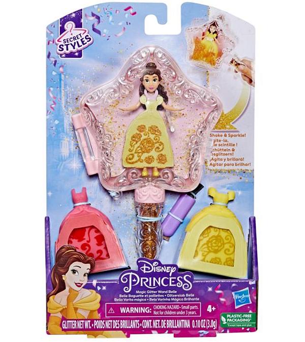 Disney Princess Magic Glitter Wand With Doll Assorted