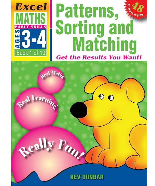 Excel Early Skills Maths Book 1 Patterns Sorting & Matching Ages 3�4
