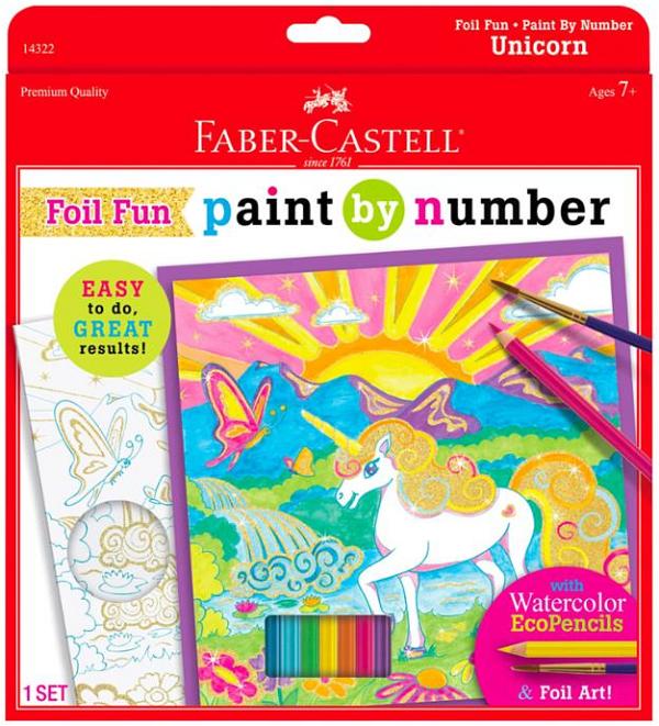 Faber Castell Foil Fun Paint by Number Unicorn
