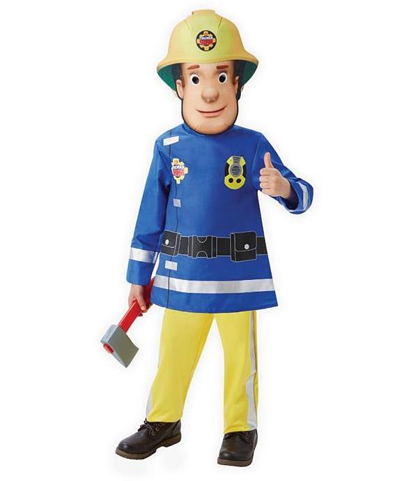 Fireman Sam Deluxe Kids Dress Up Costume