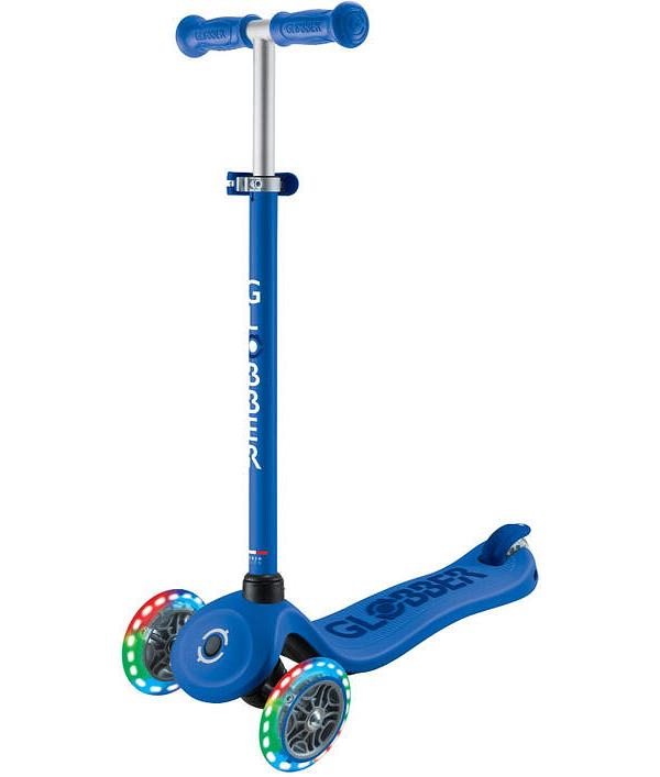 Globber 4 In 1 Go Up Sporty Scooter With Light Up Wheels Blue