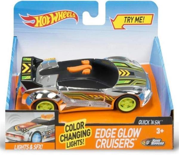 Hot Wheels Edge Glow Cruiser Quick N Sic With Light & Sounds