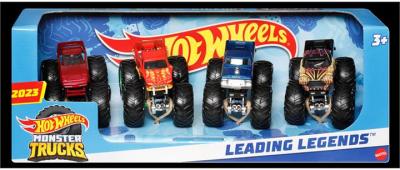 Hot Wheels Monster Trucks 1:64 Four Pack Assorted