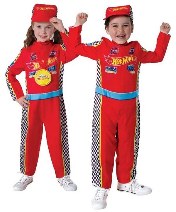 Hot Wheels Racing Suit Kids Dress Up Costume