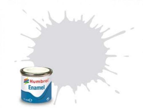 Humbrol Enamel Paint Light Grey Satin