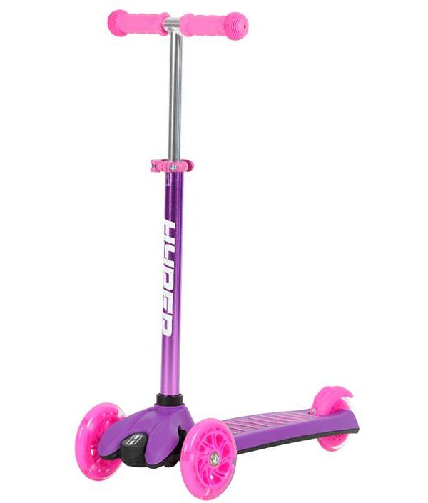 Hyper Tri Scooter With Light Up Wheels Pink