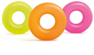 Intex Inflatable Pool Toy Neon Frost Tube 91cm Assorted