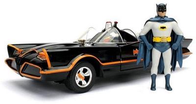 Jada Diecast 1:24 Batman 1966 Classic TV Batmobile With Figure