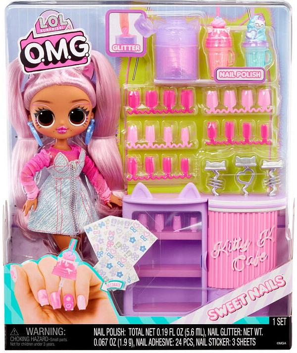 LOL Surprise OMG Doll Sweet Nails Set Assorted