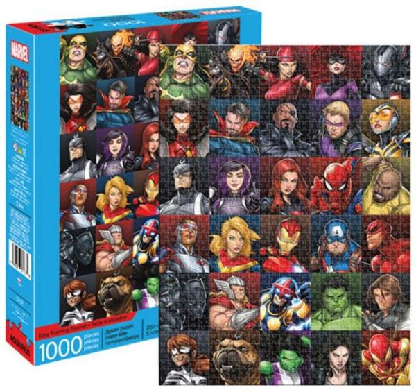 Marvel Heroes Collage 1000 Piece Puzzle