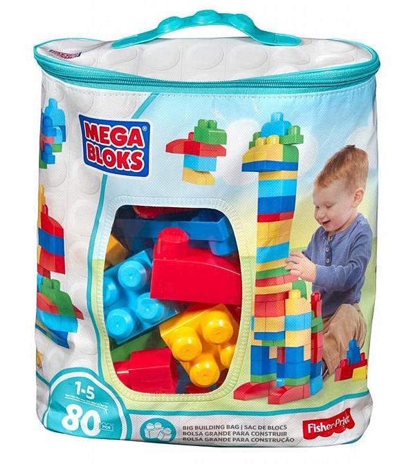 Mega Bloks First Builders Big Building 80 Piece Bag