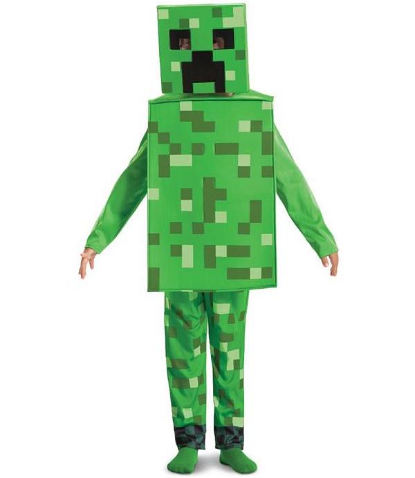 Minecraft Creeper Kids Dress Up Costume