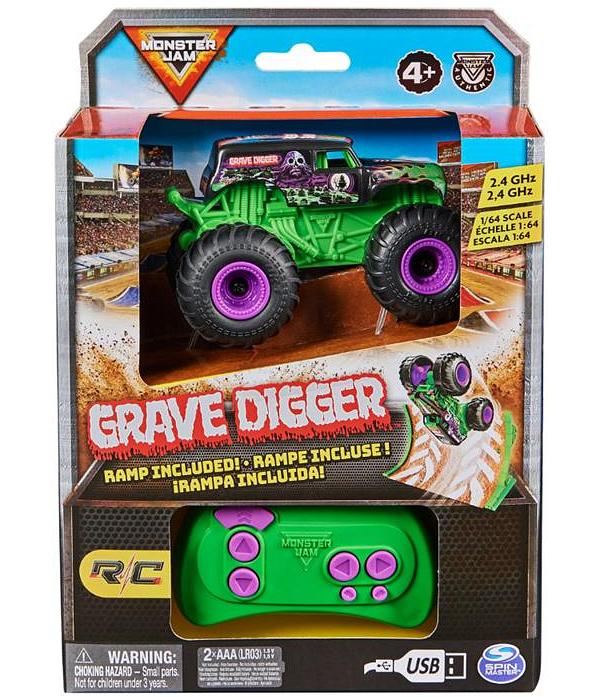 Monster Jam Radio Control 1:64 Scale Grave Digger