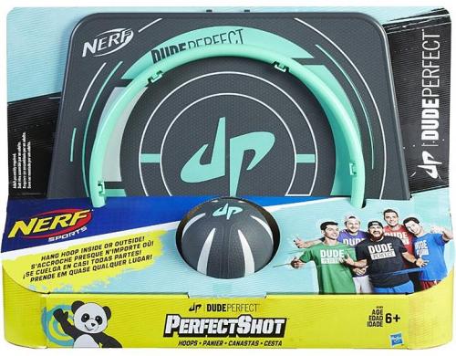 Nerf Dude Perfect Perfect Shot Basketball Hoop & Ball