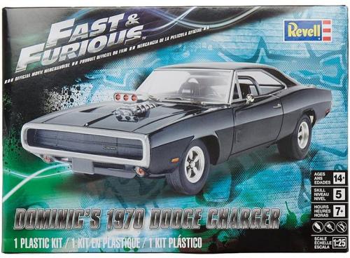 Revell Model Kit 1:24 Fast & Furious Dominics 1970 Dodge Charger