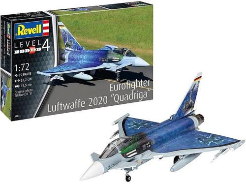 Revell Model Kit 1:72 Eurofighter Luftwaffe 2020 Quadriga