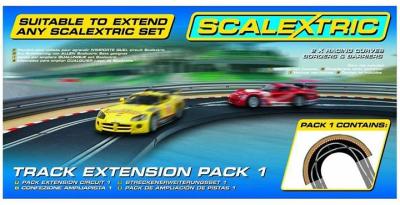 Scalextric Slot Car Track Extension Pack 1