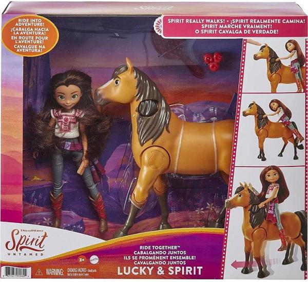 Spirit Untamed Ride Together Lucky & Spirit Playset