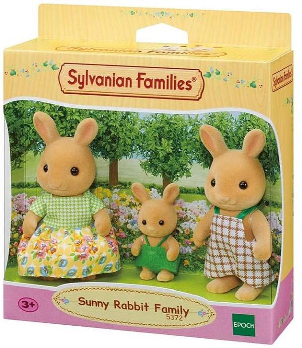 Sylvanian Families Sunny Rabbit Family 3 Figure Pack