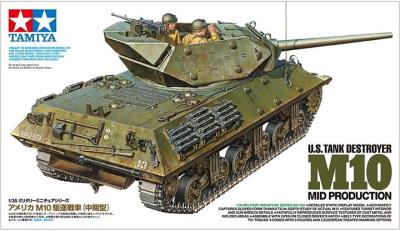 Tamiya Model Kit 1:35 US Tank Destroyer M10