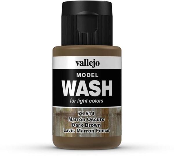 Vallejo Wash Dark Brown 35mL