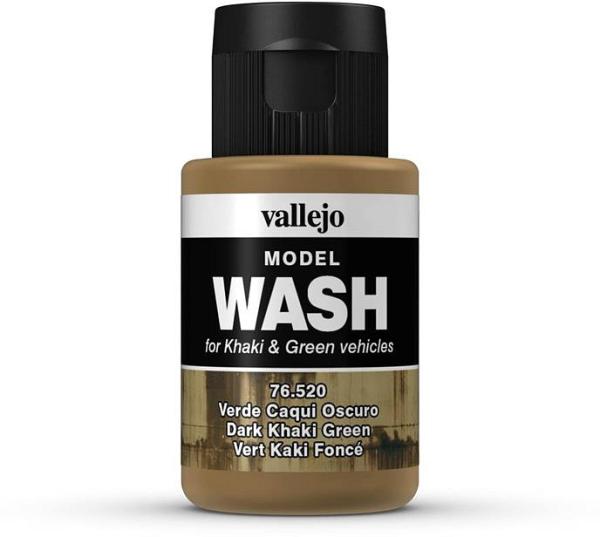 Vallejo Wash Dark Khaki Green 35mL