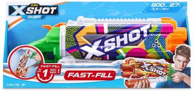 XSHOT Water Pistol Fast Fill Skins Pump Action Assorted
