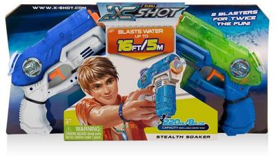 XSHOT Water Pistol Stealth Soaker Twin Pack