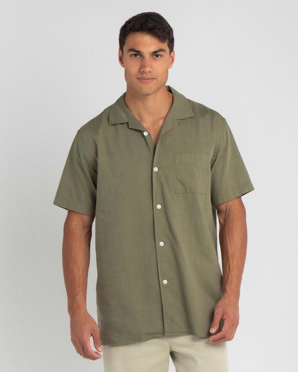 Academy Brand Men's Hobie Short Sleeve Shirt in Green