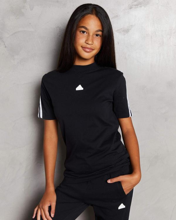 adidas Girls' Future Icon T-Shirt in Black