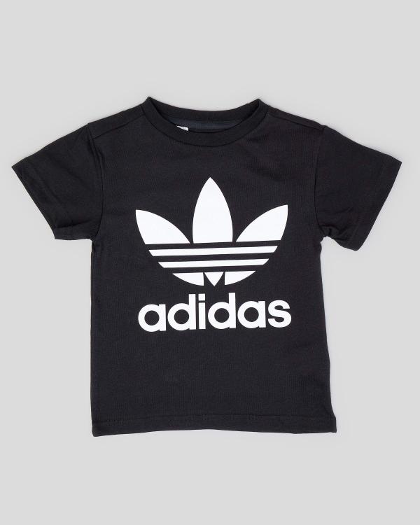 adidas Toddlers' Trefoil T-Shirt in Black
